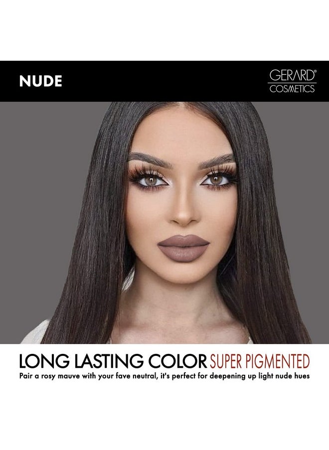 Gerard Cosmetics Lip Pencil (Nude) | Ultra Pigmented Matte Nude Lip Liner | Long Lasting | Hydrating Creamy Formula | Cruelty Free  - Image 4