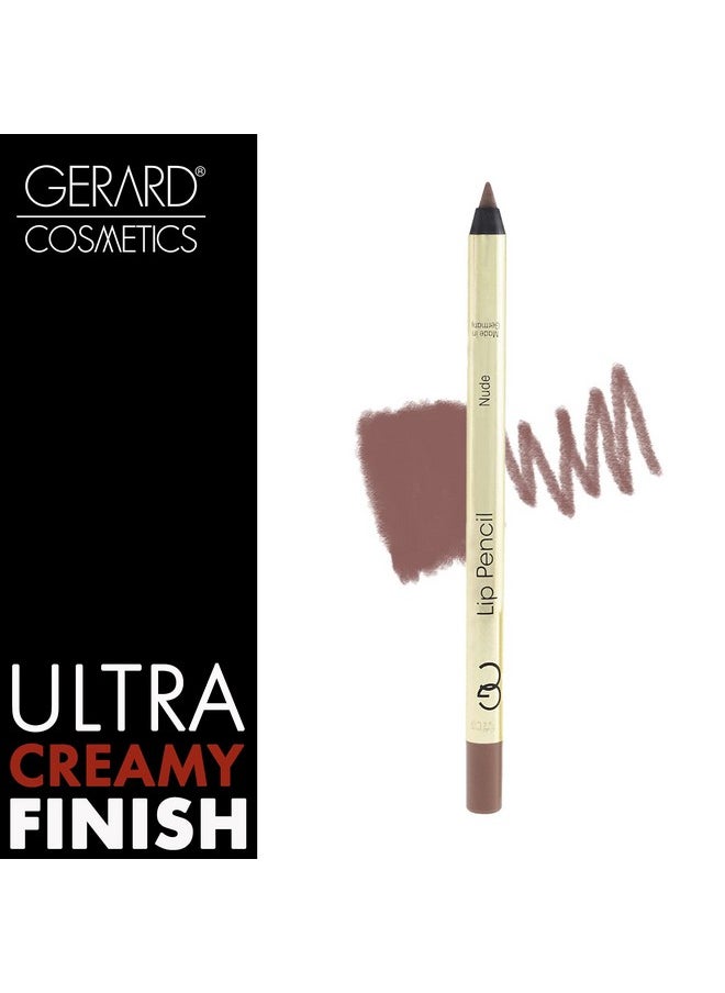 Gerard Cosmetics Lip Pencil (Nude) | Ultra Pigmented Matte Nude Lip Liner | Long Lasting | Hydrating Creamy Formula | Cruelty Free  - Image 3