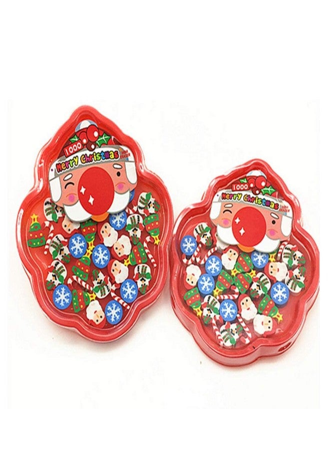 HYSTYLE 120 Pcs Christmas Eraser Bulk Office Fun Kawaii Erasers for Party Favors Stocking Fillers Daily Prizes Gift Filling Stocking Fillers Easter Egg Stuffers - Image 4