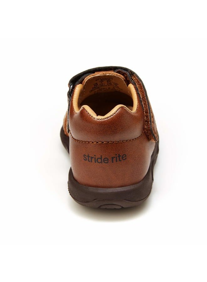 Stride rite Unisex-Child SRT Archie Sandal, Brown, 9 Toddler - Image 3