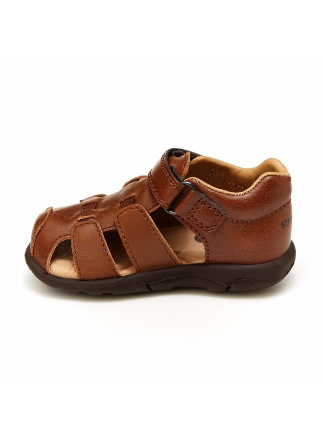 Stride rite Unisex-Child SRT Archie Sandal, Brown, 9 Toddler - Image 4
