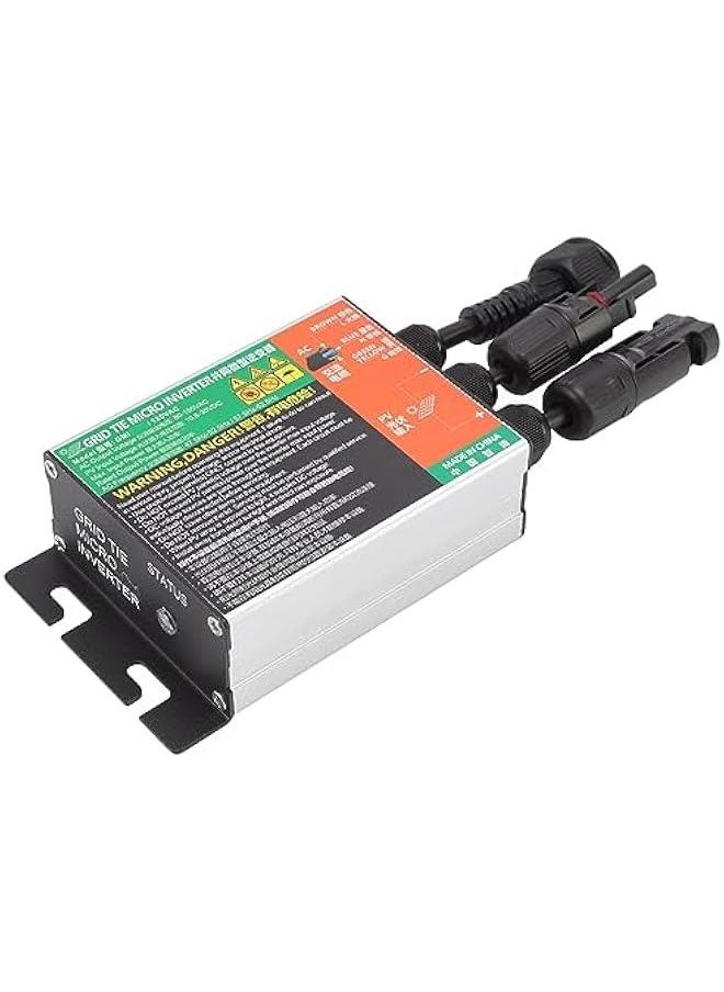 Generic Compact Micro Solar Inverter for Small Solar Systems, Efficient Grid Tie for Proper Electricity Generation, Safety Precautions, Easy Installation - 600W (GMI-180L-AC110V)  - Image 1