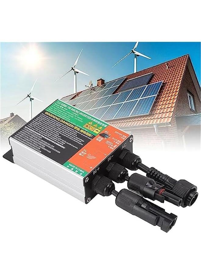 Generic Compact Micro Solar Inverter for Small Solar Systems, Efficient Grid Tie for Proper Electricity Generation, Safety Precautions, Easy Installation - 600W (GMI-180L-AC110V)  - Image 3