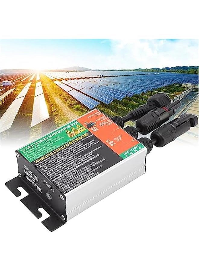 Generic Compact Micro Solar Inverter for Small Solar Systems, Efficient Grid Tie for Proper Electricity Generation, Safety Precautions, Easy Installation - 600W (GMI-180L-AC110V)  - Image 4