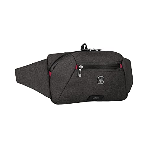 WENGER, MX Crossbody Bag, Heather Grey Swiss Designed-Blend of Style and Function, 611644 - Image 2