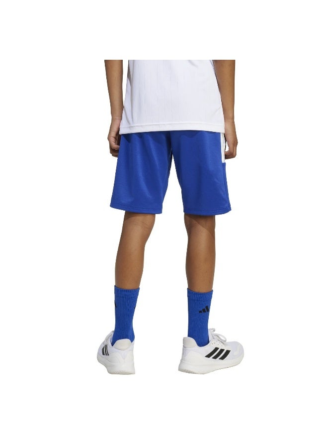 Adidas J Hot Sho Blue Training Shorts For Junior 7-8Y  - Image 3