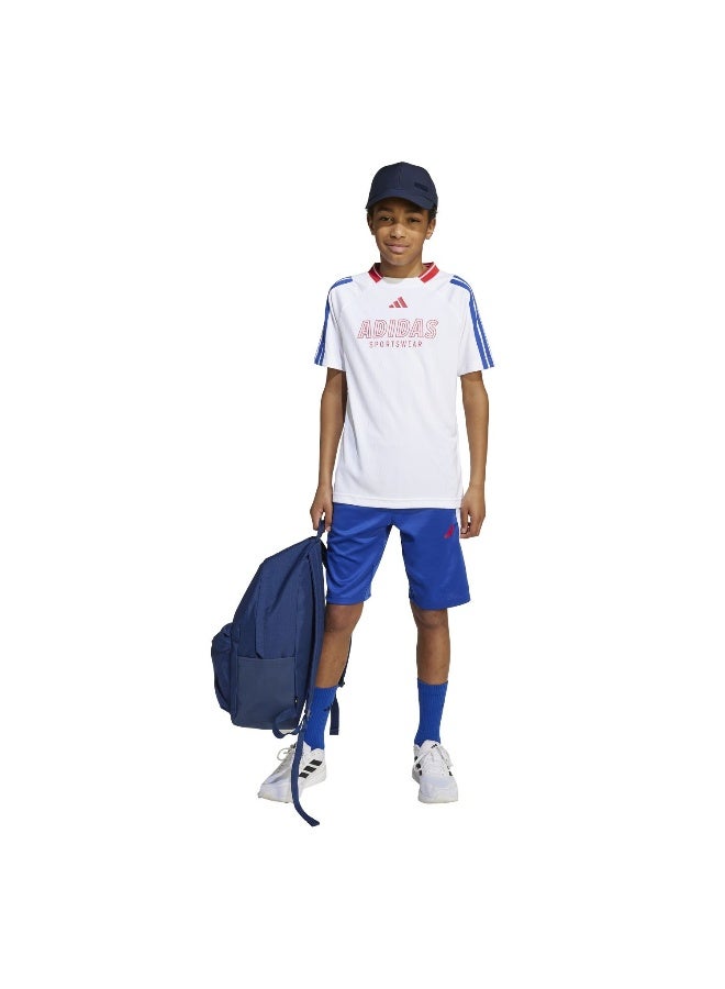 Adidas J Hot Sho Blue Training Shorts For Junior 7-8Y  - Image 4