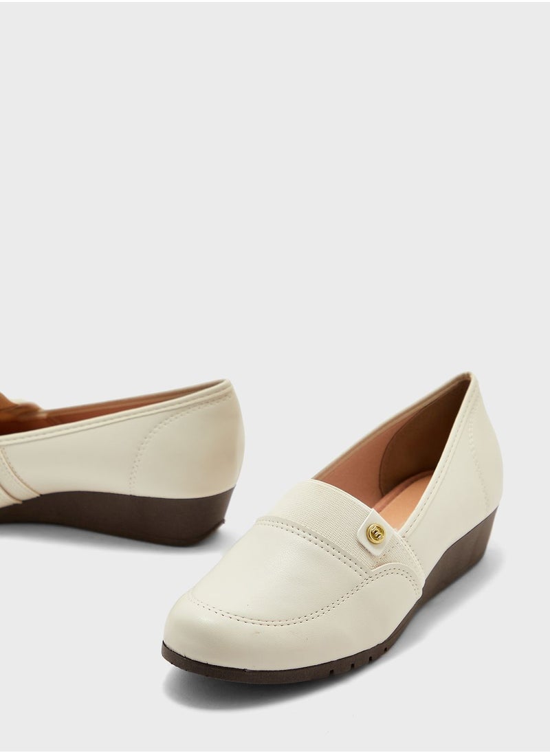 MOLECA - Gracelyn Logo Detailed Espadrilles - Image 1