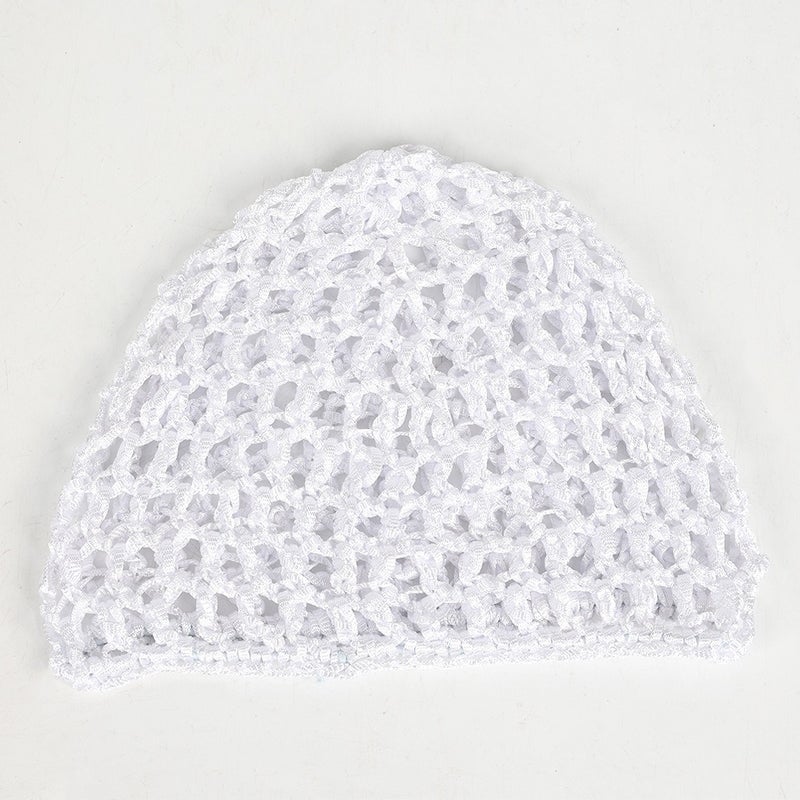 Musily Women's Knitted Mesh Hair Net Hat - Hollow Fishnet Head Wrap
