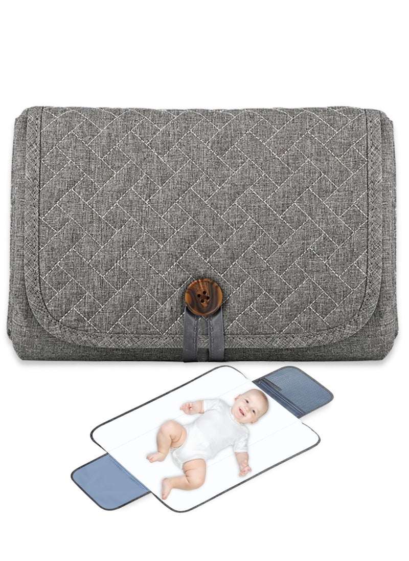 Excefore Portable Diaper Changing Pad, Travel Baby Changing Pad, Waterproof Foldable Diaper Changing Mat, Lightweight & Compact Changing Station, Newborn Gifts  - Image 1