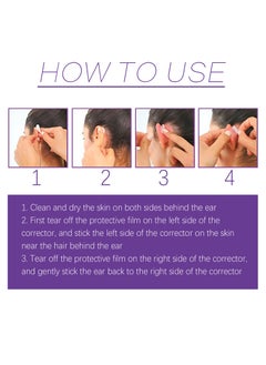 EELHOE 6 Count Cosmetic Discreet Protruding Ear Corrector - Corrective Ear Care Products (Packaging May Vary)  - Image 4