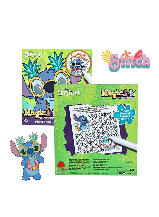 Disney Stitch Mini Magic Ink Appearing Images | 5 Pages Magic Reveal Game Book & Mess-Free Marker | Age 3+ - Image 4
