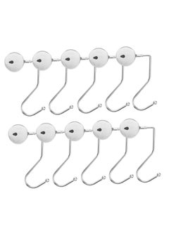 KASTWAVE 20pcs Anti-Skid Hook Metal Desk Hook Purse Hook for Table, Student Bag Hanger Womens Bag Handbag Hook Instant Bag Hanger Meat Hook Non-Slip  - Image 1