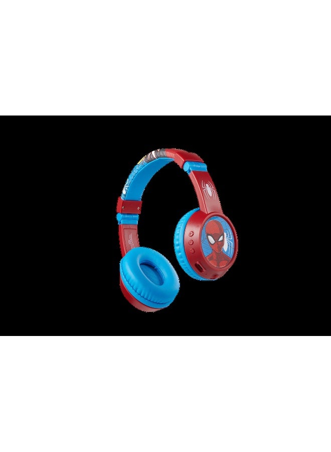 SMD Spider-Man Padded Bluetooth Headphones | Wireless kids headphones with Spider-Man design, padded ear cushions, adjustable fit, and clear sound for music, gaming, and learning - Image 2