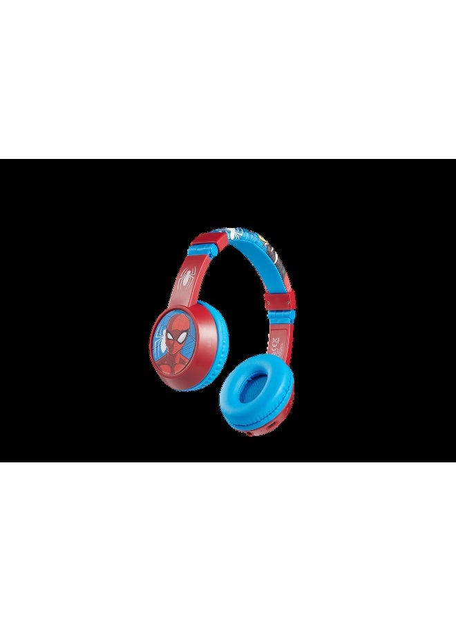 SMD Spider-Man Padded Bluetooth Headphones | Wireless kids headphones with Spider-Man design, padded ear cushions, adjustable fit, and clear sound for music, gaming, and learning - Image 3