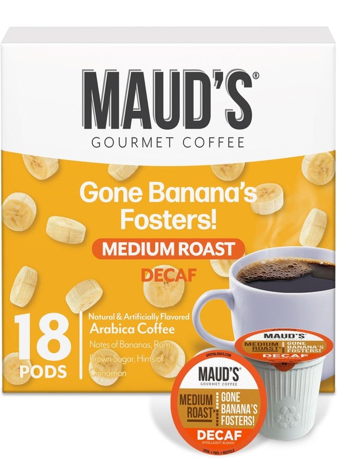 Maud's Decaf Banana Flavored Coffee Pods, 18 ct, Decaffeinated Medium Roast Flavored Coffee in Single Serve Pods - 100% Arabica Beans, Compatible with Keurig K Cups Maker - Image 2