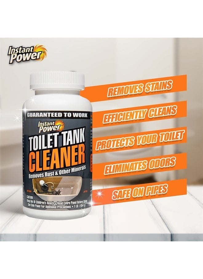 Instant Power Toilet Tank Cleaner – Bathroom Toilet Cleaning Powder, Removes Rust and Other Minerals, No Scrubbing, 16 Oz 6 Pack  - Image 4
