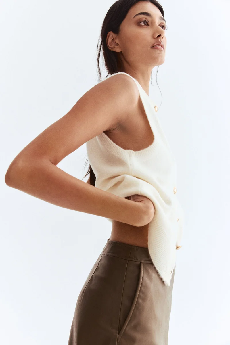 H&M Fine-knit waistcoat