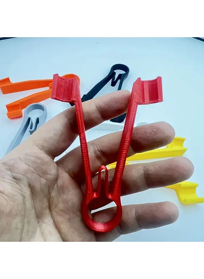 Red Multi Meter Probe Bracket Tweezers For Circuit Repair And Electronic Testing - Image 3