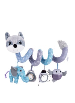 Music pendant toy baby wind chime around bed soothing stroller plush pendant toy