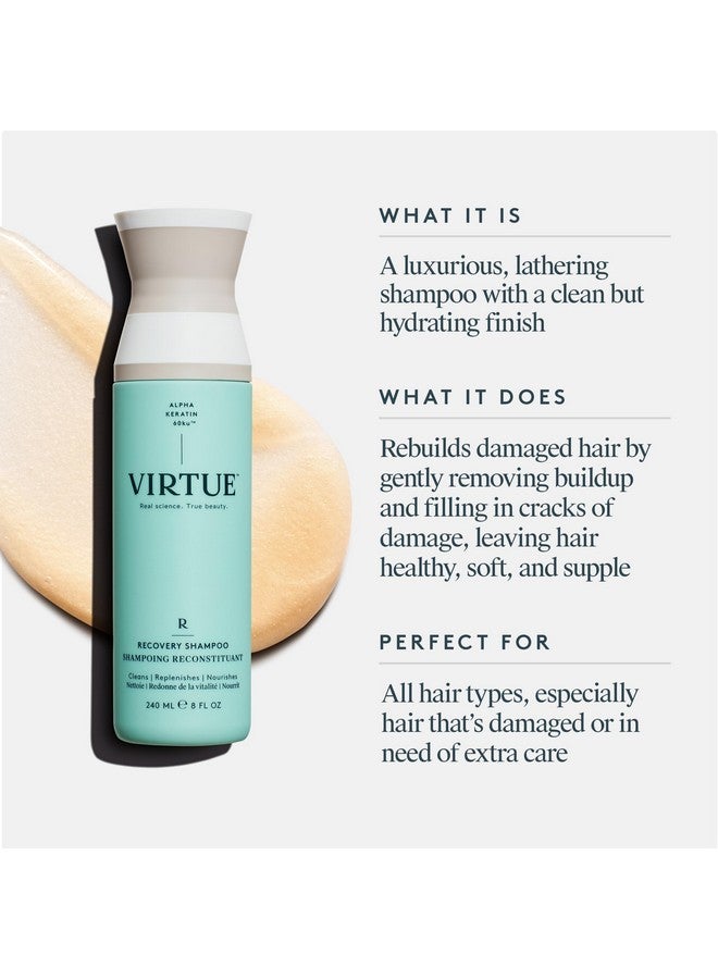 فيرتشو شامبو فيرتشو ريكفري الخالي من الكبريتات مع الكيراتين وزيت بذور الباوباب للشعر التالف، آمن على اللون - Image 2