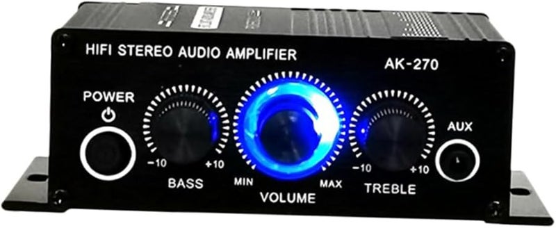 Artibetter 12V مكبر صوت محمول للسيارة مكبر صوت رقمي للطاقة لمكبرات الصوت السلبية - Image 2