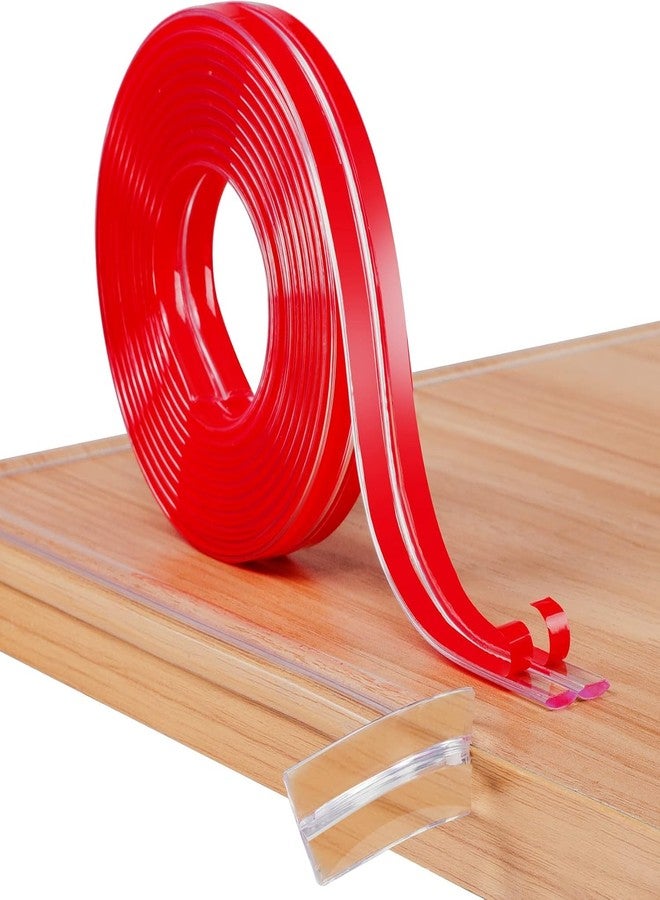 ENAHOLE Edge Protector for Sharp Edges (3 Meters) with 4 Corner Protector, Corner Protector for Baby, 3 Meter Edge Protector Tape with 4 Corner Protectors, Silicon, Transparent - Image 1