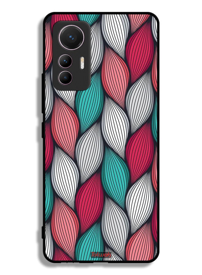 Tolwak Xiaomi 12 Lite Protective Case Cover Feather Pattern - Image 2