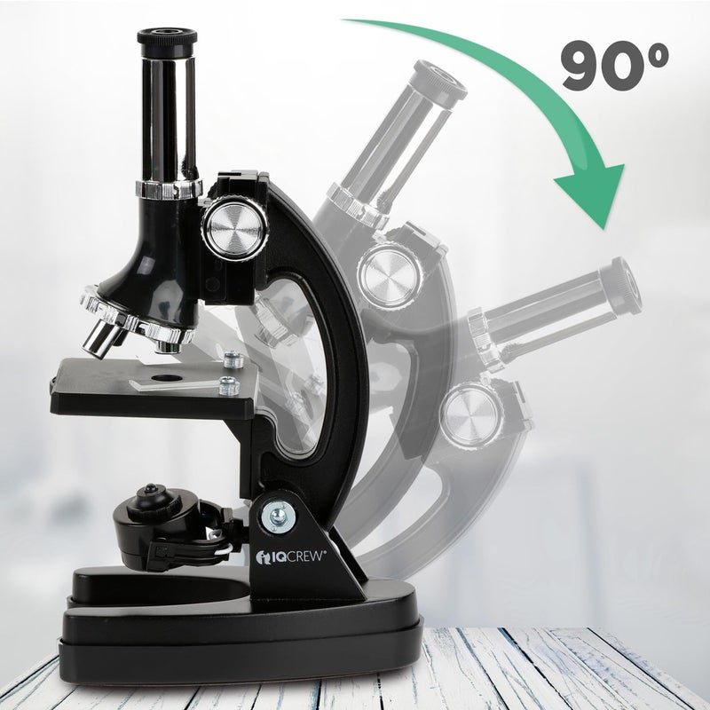 AmScope AmScope M30 Series 52-Piece STEM Microscope Kit for Kids - Monocular, Portable Compound Microscope for Kids - Includes Petri Dish, Slides & More - Black  - Image 2