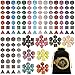 CiaraQ DND Dice Sets 26 X 7 Polyhedral Dice 182pcs with a Large Drawstring Bag MultiColor Engraved Gaming Dice for Dungeons and Dragons Role Playing Table Game - Image 2