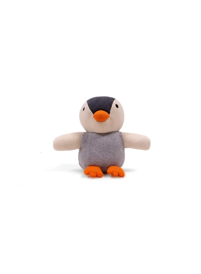 Pluchi Bucky- The Penguin Multicolor 100% Cotton Knitted Stuffed Soft Toys for Babies/Kids, 29 Cm x 24 Cm - Image 1
