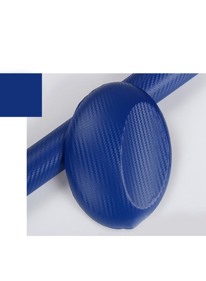 Carbon Fiber Style Wrapping Film 3D Thickened Car Exterior Decorative Protection Wrap Roll Stickers Decal Blue 1.52mx30cm - Image 3