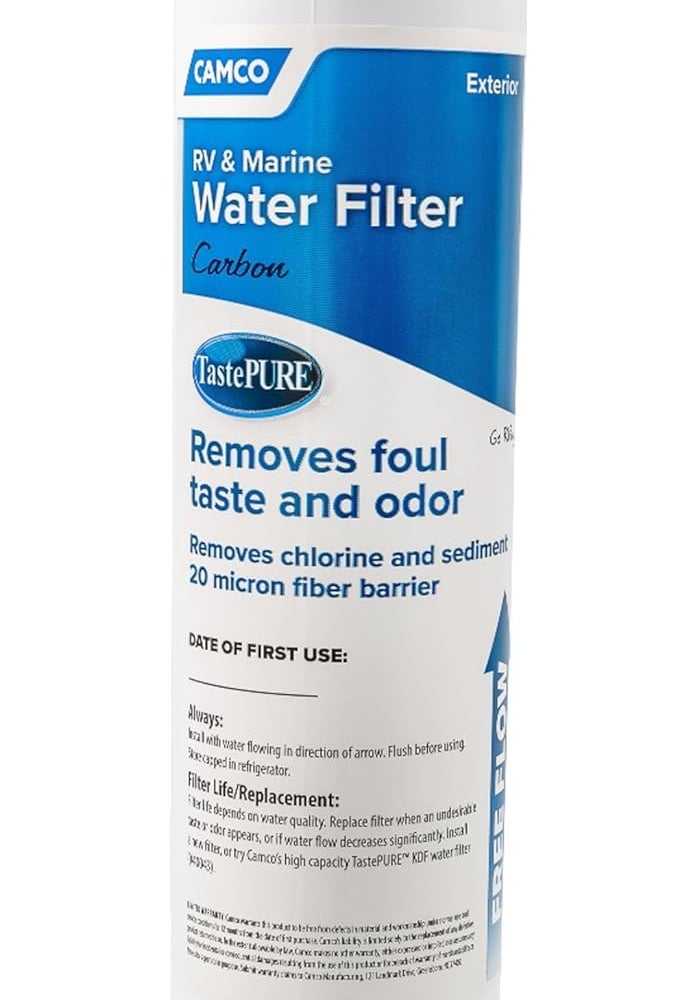 Camco TastePURE RV Carbon Water Filter - Image 1