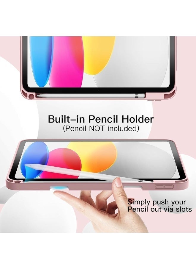 2022 iPad 10.9 Inch (10th Gen) Protective Case – Slim Smart Cover with Pencil Holder and Adjustable Trifold Stand - Image 4