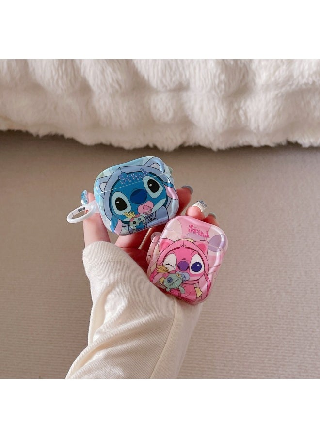 Generic - Cartoon Stilbe For Airpods Pro2 For Apple Bluetooth Wireless 1/2/3 Generation Earphone Set Cute Pendant-Color:Blue Stig Hook-Applicable Model:Airpods 4th Generation - Image 1