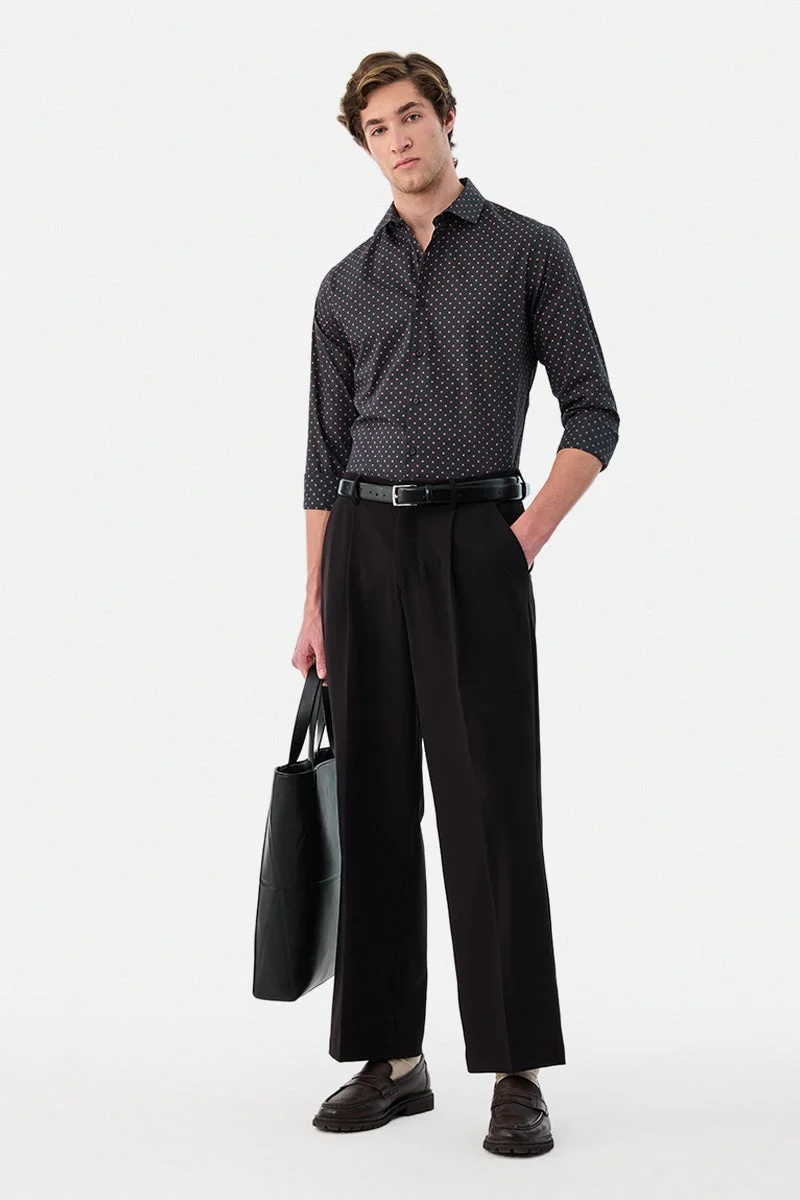 سنيتش Slim Fit 100% Cotton Printed Shirt