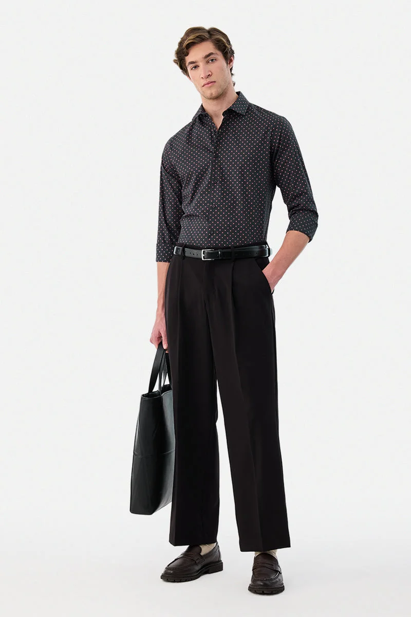 سنيتش Slim Fit 100% Cotton Printed Shirt