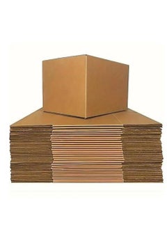 Generic Set of 5 Durable Cardboard Shipping Boxes – 60x40x35 cm – Foldable Heavy-Duty Cartons for Packaging, Storage, and Moving  - Image 2