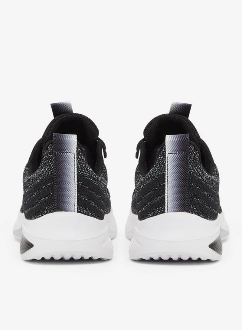 Styli Textured Mesh Lace Up Sneakers - Image 4