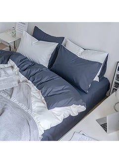 llwoo King Size Bedsheet Duvet Cover 6pcs, 100% Natural Cotton Bedding Set Comfortable and Cozy Duvet Cover with 4 Pillow Covers  - Image 5