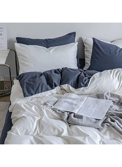 llwoo King Size Bedsheet Duvet Cover 6pcs, 100% Natural Cotton Bedding Set Comfortable and Cozy Duvet Cover with 4 Pillow Covers  - Image 4