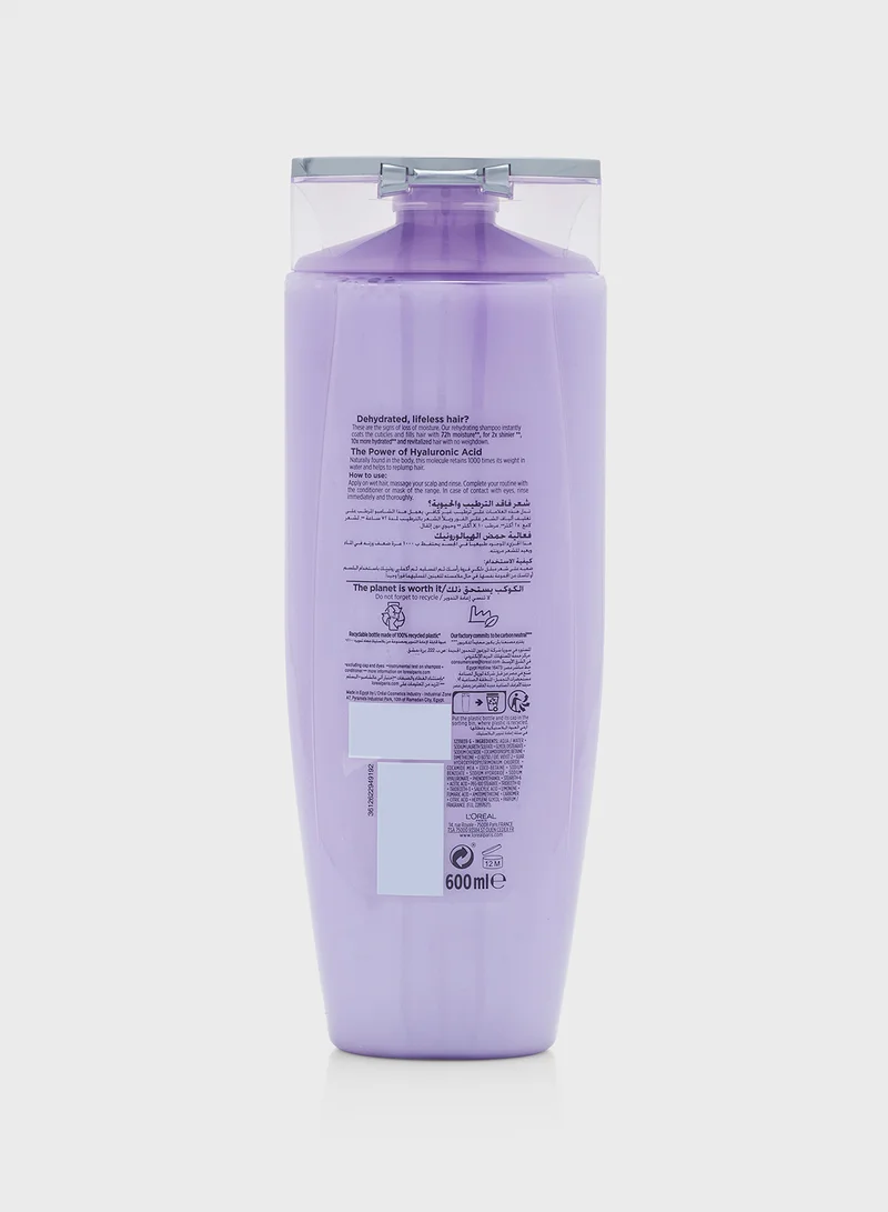 L'OREAL PARIS Elvive Hyaluron Moisture Shampoo 600Ml 400 Ml Dual Pack