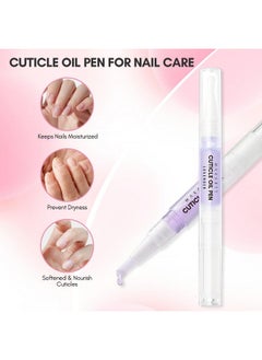 MAKARTT Makartt Cuticle Remover Kit, Nail Care Kit with Cuticle Oil Pen, Cuticle Trimmer, Nail File & 120ml Cuticle Remover Liquid, Nail Manicure Kit for Cuticle Softener & Moisturize  - Image 5
