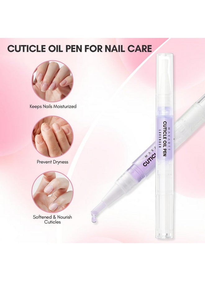 MAKARTT Makartt Cuticle Remover Kit, Nail Care Kit with Cuticle Oil Pen, Cuticle Trimmer, Nail File & 120ml Cuticle Remover Liquid, Nail Manicure Kit for Cuticle Softener & Moisturize  - Image 5