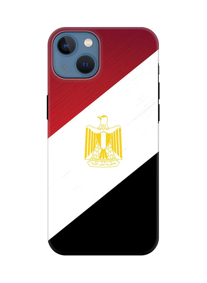 Tough Pro Series Case for Apple iPhone 14 Dual Layer hybrid PC & TPU Customized Mobile Cover Shield with inner TPU protection Matte Finish - Flag Of Egypt