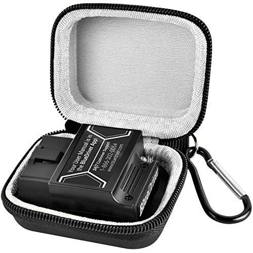 Comecase Car and Auto Mini Carry Case Compatible with BlueDriver Bluetooth Pro OBDII OBD2 Scan Tool Monitor for iPhone & Android (Inner Grey) -Bag Only - Image 1