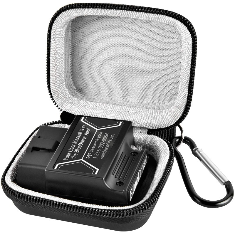 Comecase Car and Auto Mini Carry Case Compatible with BlueDriver Bluetooth Pro OBDII OBD2 Scan Tool Monitor for iPhone & Android (Inner Grey) -Bag Only - Image 4
