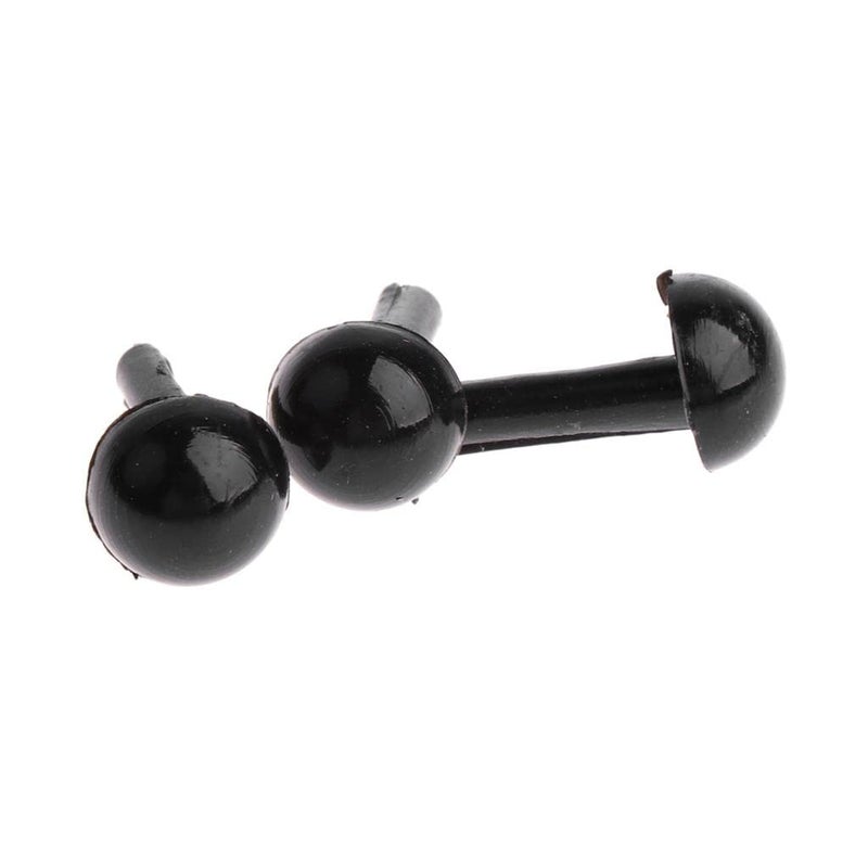 BNF ® 200 Pieces Black PVC Safety Eyes for Teddy Bear Doll Animal Toys 4MM|Toys & Hobbies | Stuffed Animals |Other Stuffed Animals|200pcs PVC Doll Eyes Toys - Image 3