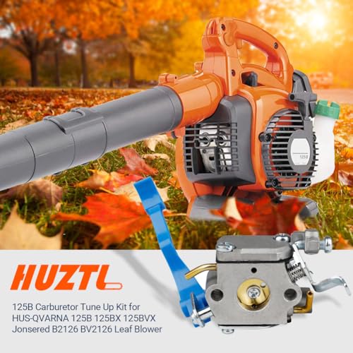Huztl 125BV Carburetor Kit for Husqvarna 125B Handheld Leaf Blower 590460102 - Image 2