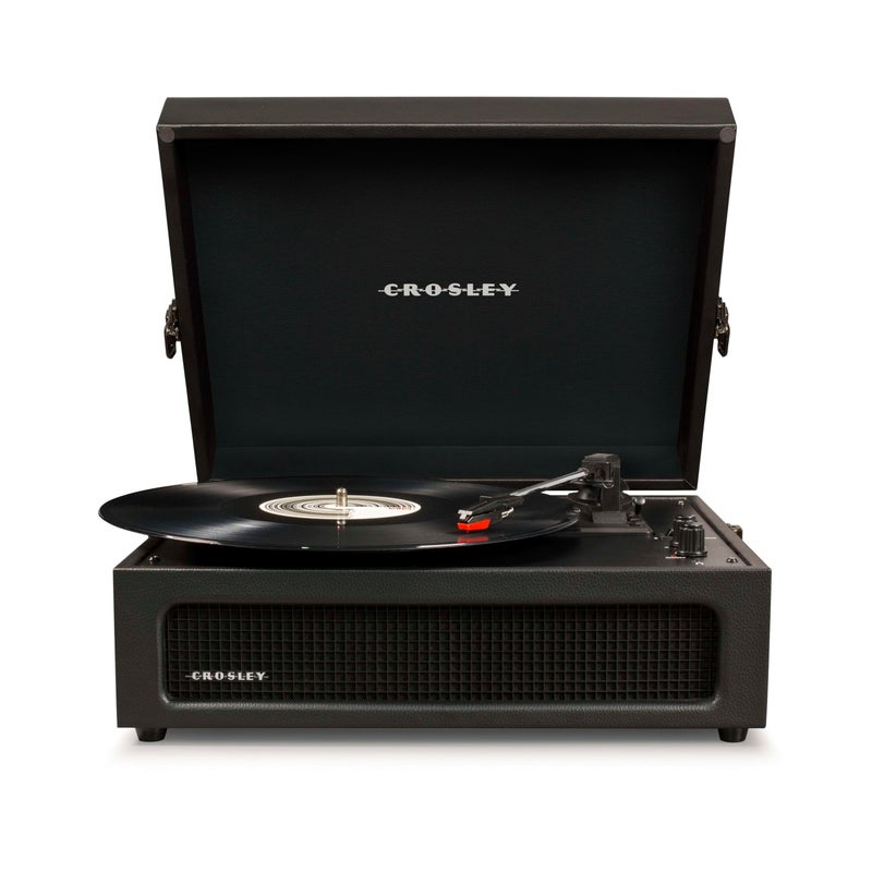 Crosley Voyager Portable Turntable, Bluetooth Record Player, Black - Image 1